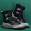 Winter Leder Flach Stiefelette