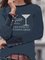 Schwarz-Grau Tier Lässig Baumwolle Shirts & Blusen&Shirts