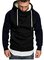 Farbblock Lässige Sweatshirts mit Kapuze
