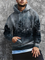 Herren Fashion Wald Print Sweatshirts mit Kapuze