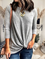 Rundhals Lässige Shirts & Blusen