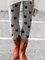 Neu Damen Fashion Große Größen Retro Schmal Print Tier Hosen