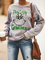 Große Größen Lässige Sweatshirts mit Rundhals