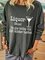 Schwarz Basic Langarm Shirts & Blusen&Shirts