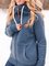 Langarm Lässige Sweatjacke mit Kapuze