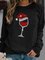 Rundhals Weihnachten Sweatshirts mit Print