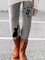 Lässig Unifarben Leggings