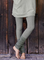 Große Größen Lässig Unifarben Legging Hosen