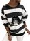 Rundhals Langarm Katze Sweatshirt