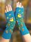Vogel Bestickte Fingerlose Gestrickte Handschuhe & Armstulpen