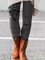 Große Größen Dick warm Leggings Lässig Baumwolle Hosen