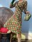 Modetalente Damenmode Multifarben Baumwollgemisch Retro Schmal Kleider