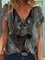 Print Kurzarm Baumwolle Normal Shirts & Blusen&Shirts