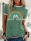 Kurzarm Rundhals Normal Lässig Shirts & Blusen&Shirts