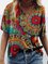 Abstrakt Kaleidoskop Print T-Shirt