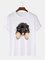 Rundhals Lässige T-Shirts