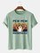 Baumwollgemische Lässige Shirts & Blusen mit Kartoon Print