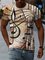 Baumwolle Print Rundhals Shirts & Blusen&Shirts