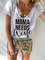 Lässige Shirts & Blusen mit Buchstabe Print