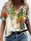 Grafik Weit T-Shirts mit V-Ausschnitt
