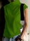 Retro Ärmellose Shirts & Blusen mit Rollkragen