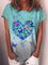 Grafik Kurzarm Shirts & Blusen