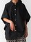 Retro Unifarben Große Größen Hälfte Ärmel Lässig Bluse Blusen&Shirts