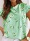 Kurzarm Lässig Baumwolle Shirts & Blusen&Shirts