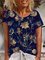 Kurzarm Baumwollgemische Shirts & Blusen
