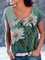 Print Kurzarm Shirts & Blusen