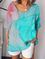 Große Größen Print Lässig Shirts & Blusen&Shirts