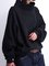 Schwarz Basic Langarm Rollkragen Normal Sweatshirt