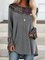 Retro Wasserfallausschnitt Paisley Shirts & Blusen