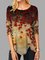 Laub Print Elegante Shirts & Blusen mit Langarm