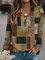 Print Geometrisches Sweatshirt