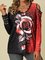 Sexy Schulterfreie Lässige Shirts & Blusen mit Print