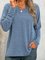 Langarm V-Ausschnitt Shirts & Blusen&Shirts