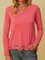 Baumwolle Langarm Lässig Shirts & Blusen&Shirts