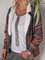 Print Lässige Geometrische Jacke mit Schalkragen