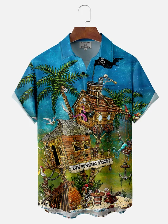 David Lozeau X HARDADDY® RUM Läufer Urlaub Bluse