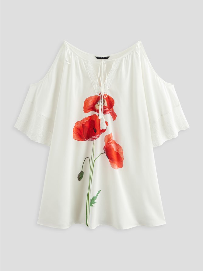 Kurzarm Freizeitkleid