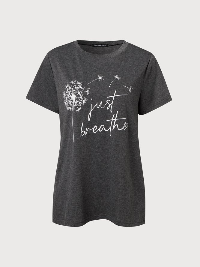 Locker Löwenzahn Kurzarm T-Shirt