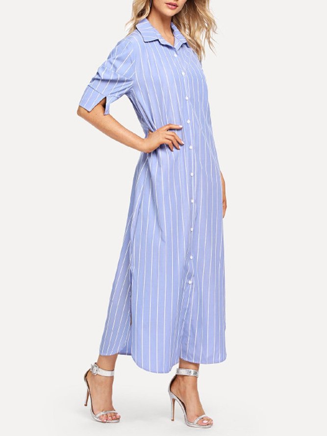 Mit Maxikleid Schlitz