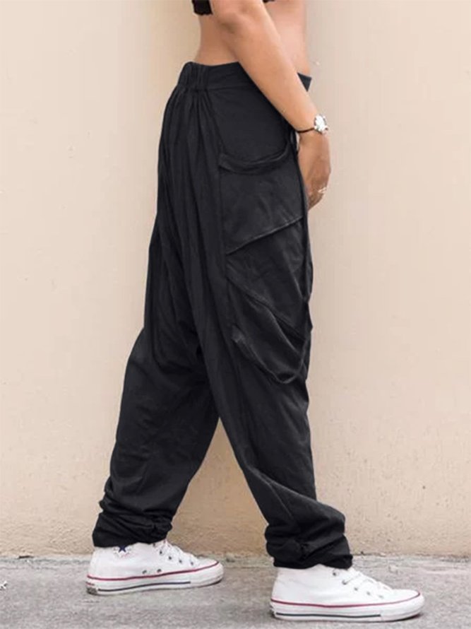 Retro Hose mit Abstrakt-Print