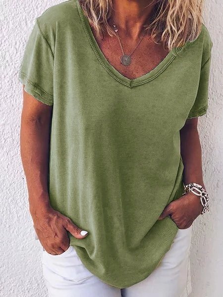 Modetalente Damen Lässig Blusen Große Größen Einfarbige Blusen