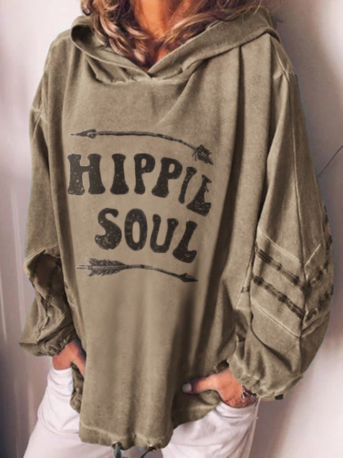 Gemustertes Sweatshirt  mit Langarm