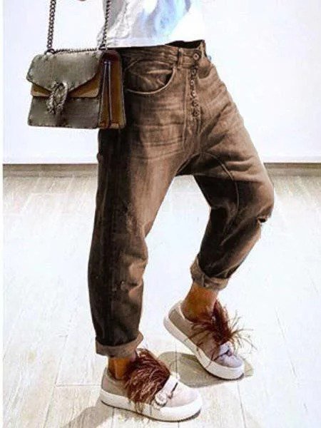 Lässig Denim Jeans