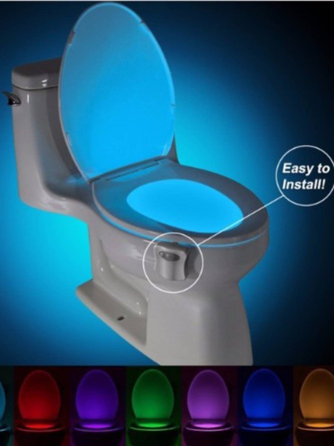 Multi Farben Änderung Toilette Nachtlicht