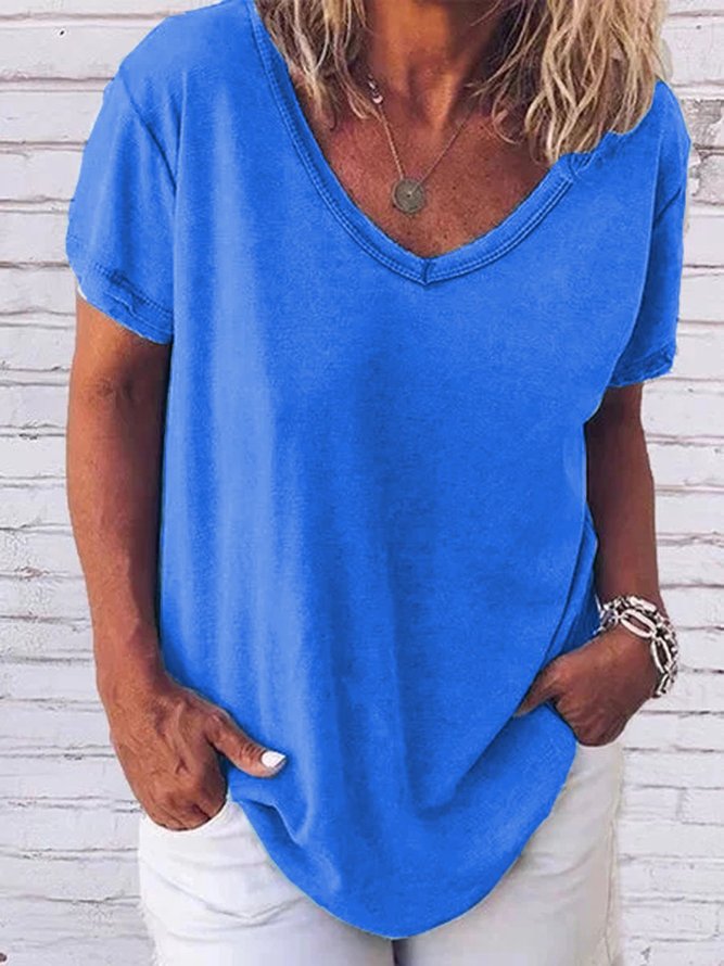 Modetalente Damen Lässig Blusen Große Größen Einfarbige Blusen