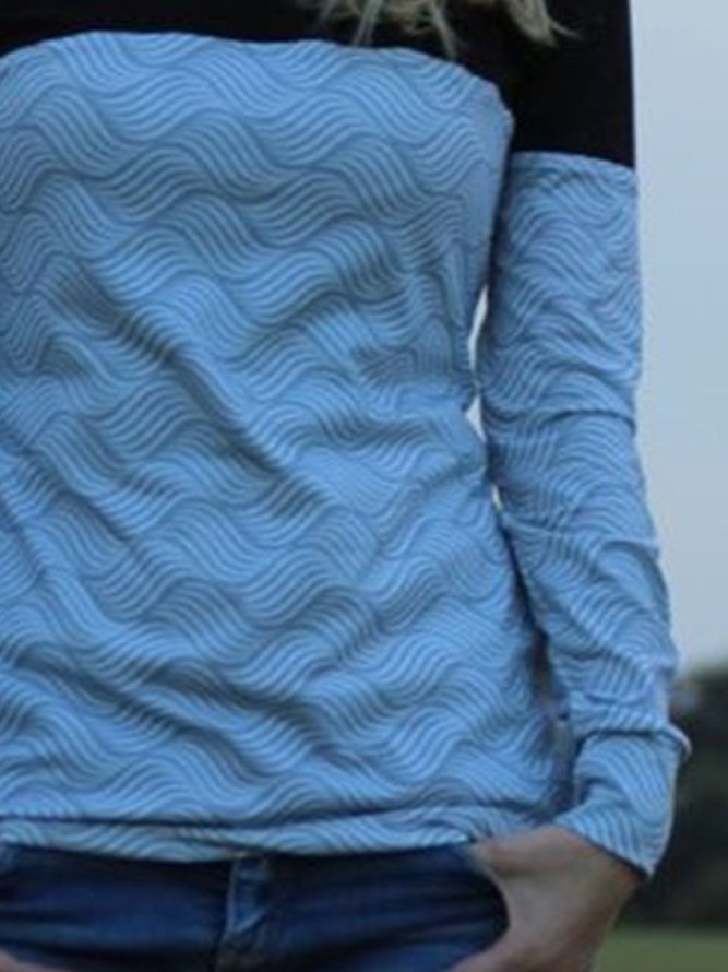Retro Kapuze Langarm Individualität Print Große Größen Lässig Sweatshirt